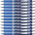 thumbnail image 2 of EnerGel RTX Retractable Liquid Gel Pen (0.5mm) Needle Tip, Fine Line, Blue Ink, 12 Count, 2 of 3
