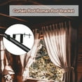 thumbnail image 5 of No Drill Curtain Rod Brackets, Curtain Rod Holders No Drilling,Easy Install Friendly Nailless Quick Hang Tap in Curtain Rod Hooks, 2 Pack, 5 of 6