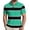 GreenF0519&25, variant on Garbnen Men’s Polo Shirts Short Sleeve Striped Color Block Collared Men's Henley Shirts Lightweight Breathable Casual Summer Beach Vacation Funny Golf Shirts for Men Gray XL