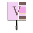 thumbnail image 5 of Letter C Initial Monogram - Pink Stripes Leash or Key Holder, 5 of 7