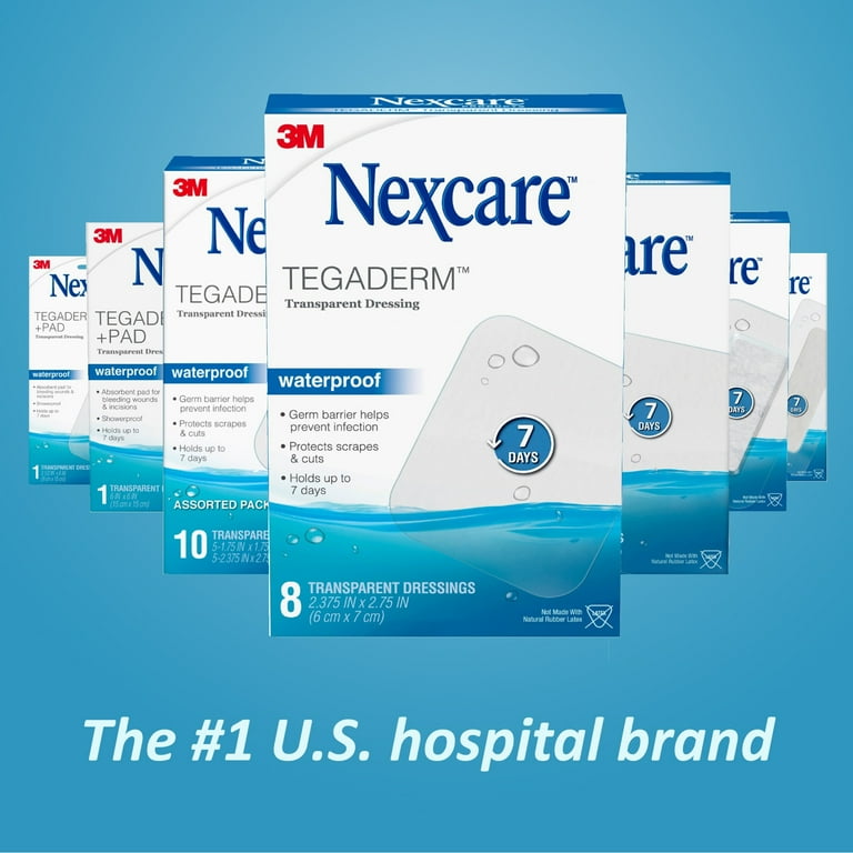Nexcare Tegaderm Transparent Waterproof Dressing, 8-Pack photo 7