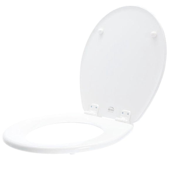 Richfield Lift-Off Never Loosens Round Closed Front Toilet Seat In White
