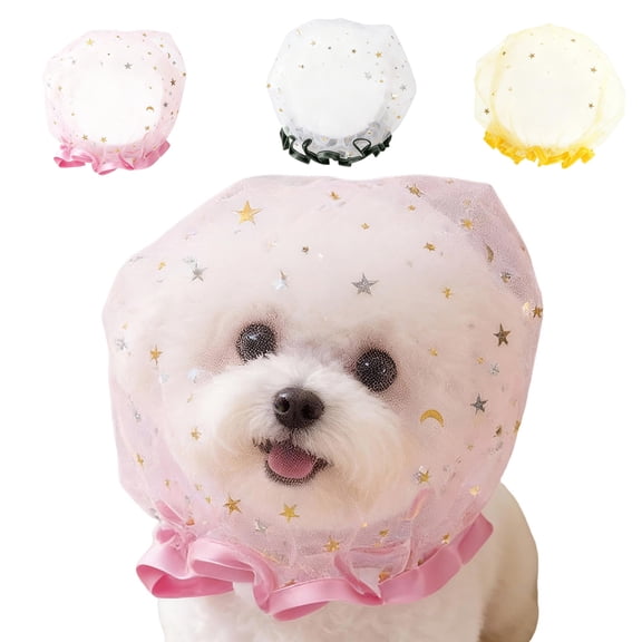 Anti Eating Cover for Small Dog and Cats Dogs Head Protector Cat Face Guard Head Net Mesh Snood Prevent Thorns Sticks Rocks