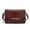 SD Brown, variant on MKF Collection Vanta Saddle Bag Solid Croc-Embossed Vegan Leather Shoulder Bag Handbag by Mia K- Black