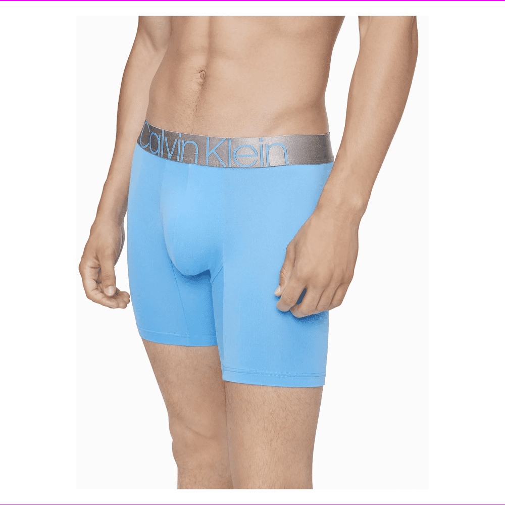 Calvin Men's ICON Brief, Aquarius Blue, Medium -