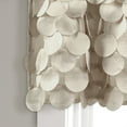 thumbnail image 6 of Lush Decor Gigi 14" x 70" Textured White 1.5" Rod Pocket Single Valance, 6 of 11