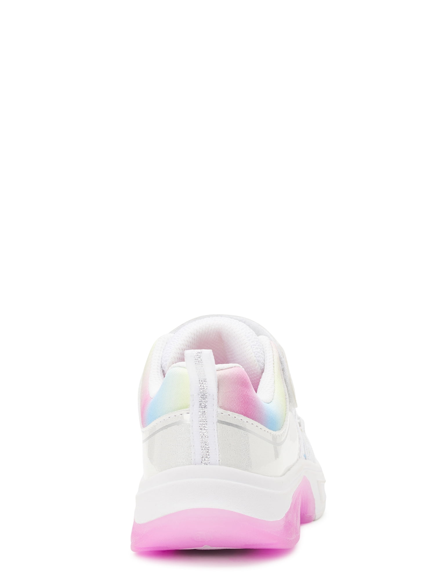 Athletic Works Little Girl & Big Girl Light Up Sneakers, Sizes 13-4