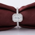 thumbnail image 2 of solitaire jewels 1CT Radiant Moissanit Halo Engagement Ring For Women, 14K Yellow Gold, 2 of 8