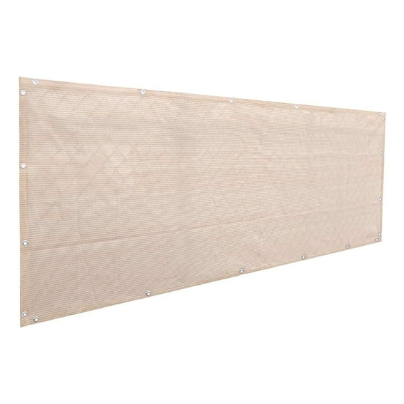 Alion Home Privacy Screen for Patio, Deck, Balcony, Backyard, Fence, Pool, Porch, Railing, Apartment Privacy - Banha Beige (35'' x 16')