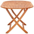 thumbnail image 4 of vidaXL Ensemble de Salle à Manger d'Extérieur 9 Pcs en Bois d'Eucalyptus Massif et Textilène, 4 of 5