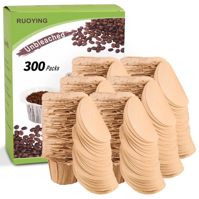 Filtros de papel desechables para filtros K Cup reutilizables de 300/200/100 unidades