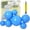 Blue, variant on Reusable Inflatable Balloon Garland Arch Kit, 7 PCS Linked Pvc Balloons with Elastic Bands, Quick & Easy To Inflate And Set Up, for Birthdays, Weddings & Celebrations (Light Blue,1*Pcs)
