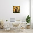 thumbnail image 3 of Stupell Industries Swimming Manatee with Hat Animals & Insects Painting Gold Floater Framed Canvas Art Print Wall Art, 25 x 25, 3 of 10