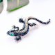 thumbnail image 1 of Broche de la serie de animales Gecko con diamantes de imitación pintados, 1 of 3