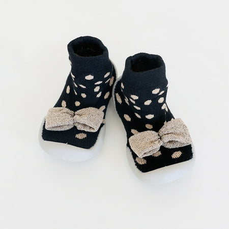 Soft Rubber Bottom - Baby Socks comfortable Soft Bottom Non-slip Floor Rubber Soles Toddler Girl Boy Infant Socks