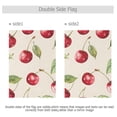 thumbnail image 4 of Yayeee Garden Flag 28" x 40" Double Sided Outdoor Yard Lawn Holiday Decorations, Watercolor Cherry, 4 of 6