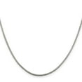 thumbnail image 2 of 925 Sterling Silver Box Chain Styles Necklace 1.5 mm Round 24 inch, 2 of 4