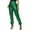Green, variant on GJSYRH Women's High Waist Leather Leggings Loose Fit Solid Jogger Cargo Pants with Functional Pockets for Everyday Casual Wear