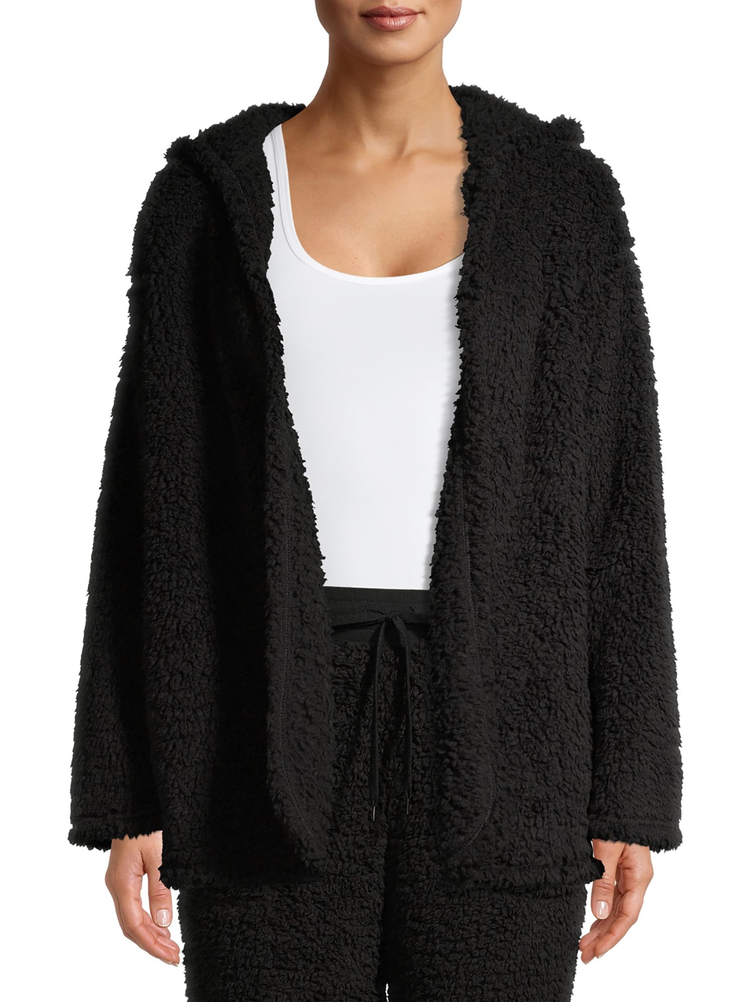 Secret Treasures Secret Treasures Women's And Women's Plus Size Sherpa Bed Jacket Walmart