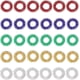 thumbnail image 1 of 30 Piezas Anillos de Acupresión Anillos Sensoriales para Dedos Alivio del Estrés Masajeador Sensorial para Adolescentes Adultos, 1 of 5