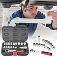 thumbnail image 1 of Juego de llaves de carraca, kit de herramientas para mecánicos de automóviles, 1 of 5