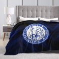 thumbnail image 4 of Hampton University Logo Fleece Blanket, Very Soft Microfiber Flannel Blanket for Couch Warm and Cozy for All Seasons, 4 of 6