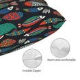 thumbnail image 3 of Balery Hand Drawn Colorful Fishes Funda de Cojín Estampada, Regalos para Mujeres, Regalos de Amor para Ella, Regalos para Novia o Esposa, Funda de Almohada-16"x24", 3 of 6