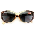 thumbnail image 1 of V.W.E. Women Outdoor Reading Sunglasses Reader Glasses Cateye Vintage Jackie Oval Fish Scale, 1 of 5