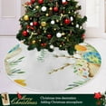 thumbnail image 6 of FMSHPON Easter Eggs Flower Xmas Christmas Tree Skirt Stand Mat for Holiday Party Decoration Indoor Outdoor 48 inches, 6 of 6