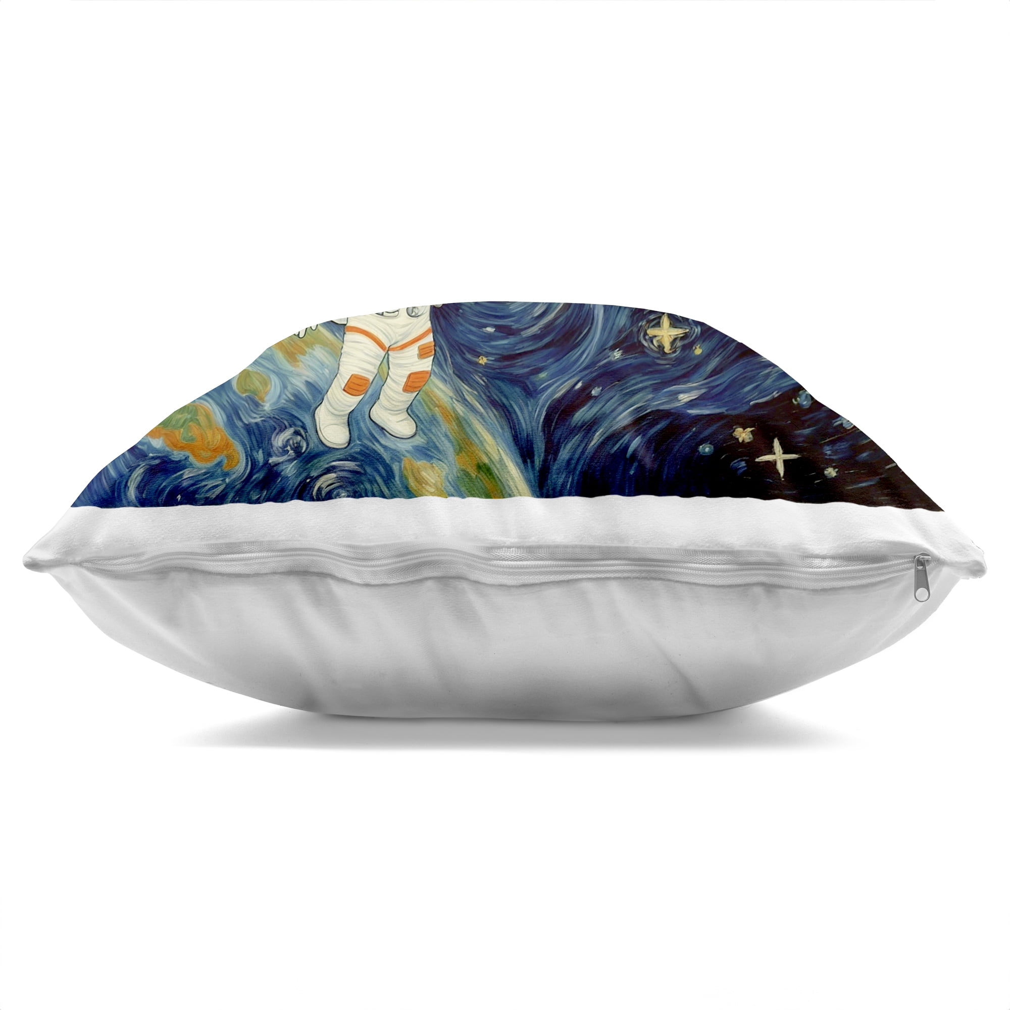 Stupell Industries Astronaut with Earth Balloon Decorative Printed Throw Pillow, design by Angie Hawke