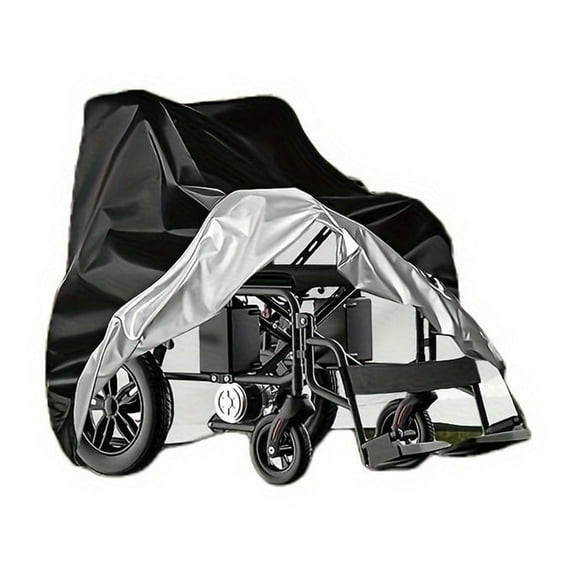 ZGAD Waterproof Electric Wheelchair Cover, Durable Mobility Scooter Storage Cover, Dust Dirt Snow Rain Sun Protection, Universal Fit for Indoor/Outdoor Use