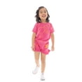 thumbnail image 6 of Barbie Toddler Girl Embroidered Graphic Top and Ruffle Shorts Set, 2-Piece, Sizes 12M-5T, 6 of 14