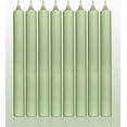 thumbnail image 4 of Hyoola 10" Rustic Soft Green Dripless Dinner Candles Unscented Paraffin Wax with Cotton Wicks, 12-Pack, 4 of 9