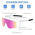 thumbnail image 3 of Gafas Deportivas SPOSUNE UV400 Polarizadas TR90 para Unisex, 3 of 7