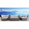 thumbnail image 2 of Living Source International 9-Piece Sectional Set with Cushions in Brown, 2 of 3