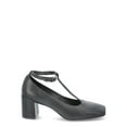 thumbnail image 2 of Scoop Women's Square Toe Block Heels with Adjustable Strap, 2 of 5
