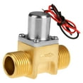 thumbnail image 4 of Válvula solenoide de 4,5 V CC, válvula de rosca de 1/2", válvula solenoide eléctrica de latón con pulso de flujo de agua, resistente al desgaste y duradera, para el entorno de suministro EOTVIA No, 4 of 6