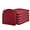 Burgundy Red, variant on Set of 6 Chair Cushions for Dining Chairs Non Slip Seat Cushion with Ties and Machine Washable Cover Foam Kitchen Chair Pads Indoor 17x17x2 inches Red