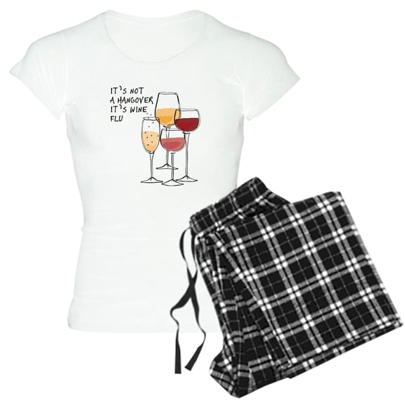 CafePress - Its Not A Hangover Its Wine Women's Light Pajamas - Women's Short Sleeve Print T-Shirt and Pants Light Cotton Pajama Set