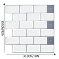 thumbnail image 3 of 3D Self-Adhesive Tile Stickers, Kitchen Bathroom Decor, Heat-Resistant Oil-Proof, 12x12in, Peel and Stick, Never Turn Yellow, Easy to Clean, Suitable for Smooth Surfaces, 3 of 6
