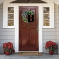 thumbnail image 4 of Fall Decor Kitchen Unique Last Name Year Round Front Door Wreath With Bow Welcome Sign Garland Creative 26 Letter Farmhouse Wreath For Front Door Spring All Seasons Outside Hanger Decor Gift, 4 of 4