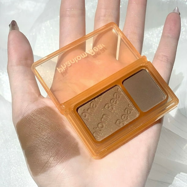 Paleta de sombras de ojos de 2 colores brillo mate sombra de ojos verde neón desnudo rojo sombra de ojos pigmentos sombra paleta de maquillaje profesional Tan Jianjun unisex