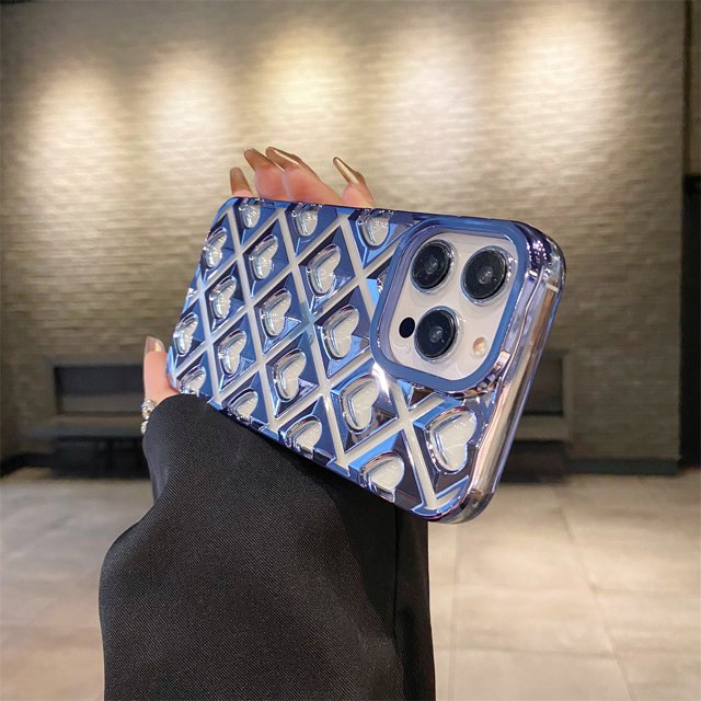 Funda De Amor Divertida Creativa iPhone 12 13 Pro Max 11 14 14 plus Lujo Lindo Galvanizado A Prueba De Golpes TPU Suave