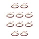 thumbnail image 3 of Pulseras de amor budista tibetana ajustable Minnieouse Cuerda hecha a mano Multicolor 10piezas, 3 of 6