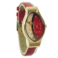 thumbnail image 1 of Sfonq Summer Clearance Womens Watches ,Mothers Day Gift for Grilfriend Semilunar Sand Type Ellipse Woman Fine Strap Small Dial Wristwatch Watch,Red Buy 2 Save 10%, 1 of 3