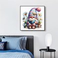 thumbnail image 5 of CSZPPQAF Diamond Art Painting Kits for Adults, Full Round Drill Cozy Gnome Reading Book Daisy Gem Art, Arts and Crafts for Home Decor, 14×14 Inch, 5 of 8