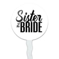 thumbnail image 2 of Sister of the Bride Wedding Cupcake Picks Toppers Decoration Set of 6, 2 of 6