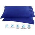 thumbnail image 2 of Elegant Comfort 1500 Thread Count 2 Pieces Pillowcase Standard, Royal Blue, 2 of 5