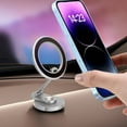 thumbnail image 2 of Rbaofujie Mobile Phone Holder Cell Phone Rack Magnetic Cell Phone Rack Cell Phone Support Bracket for Car General Purpose Cell Phone Car Holder, 2 of 6