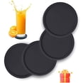 thumbnail image 1 of Juego de 4 posavasos de silicona para bebidas, posavasos antideslizante, posavasos resistente al calor Fason HMHZ1693, 1 of 5